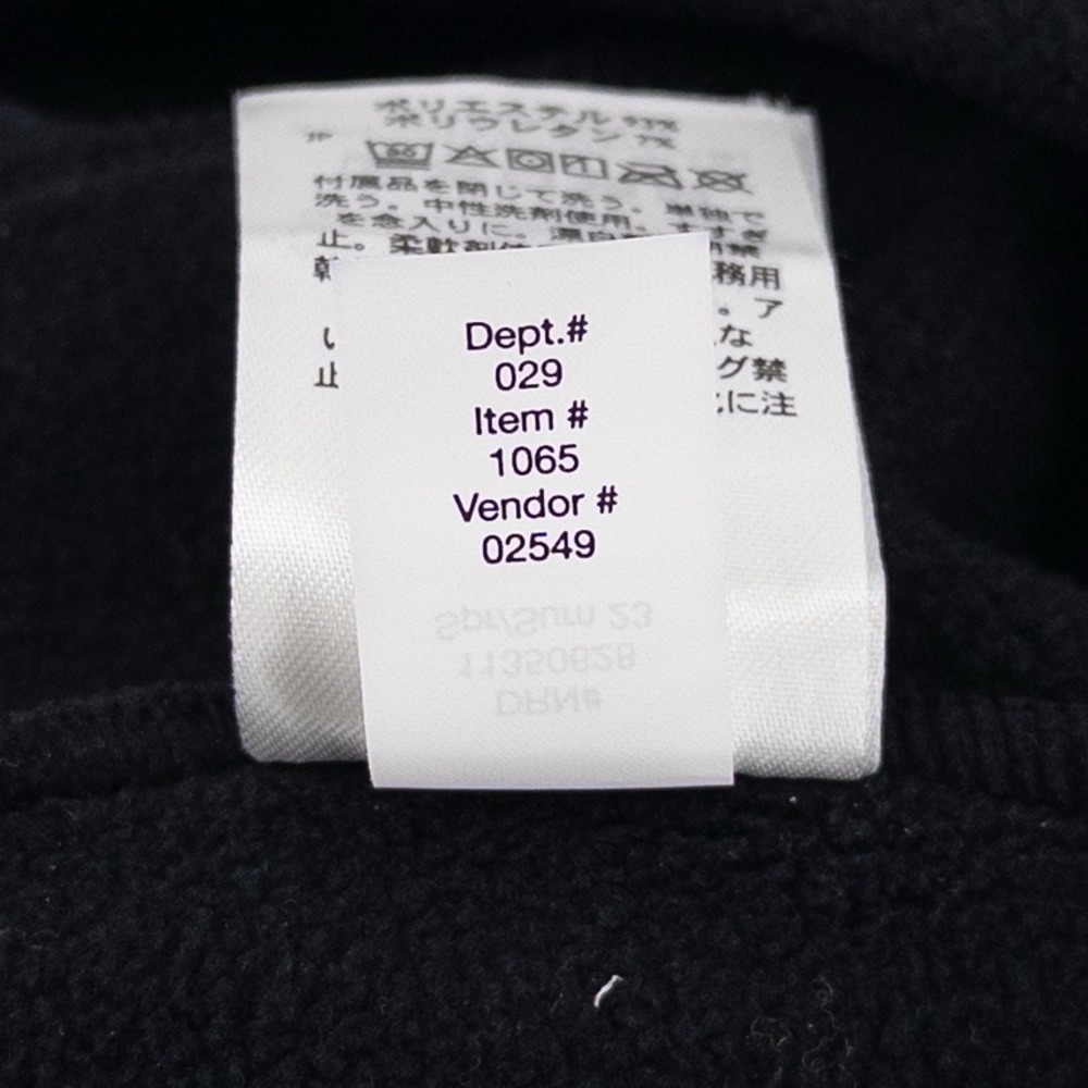 Eddie Bauer Mens Medium First Ascent Fleece Pullover Black Quarter Zip Jacket - Picture 7 of 8